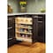 Rev-A-Shelf Accessory, Maple Veneer, Light Brown, 7 in W, 4.87 in H, 19.44 in D, 19.44 in L, Light Brown 448-08SC-SRI-1 - alternate 2